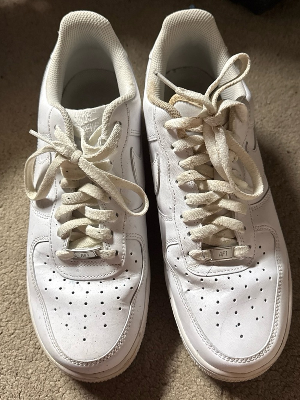 Nike Air Force 1 Men / Women Low Top White Casual size 10